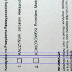 PKW   utwierdza ludzi w nieprawdze, większa kratka jest 
widoczna gołym okiem